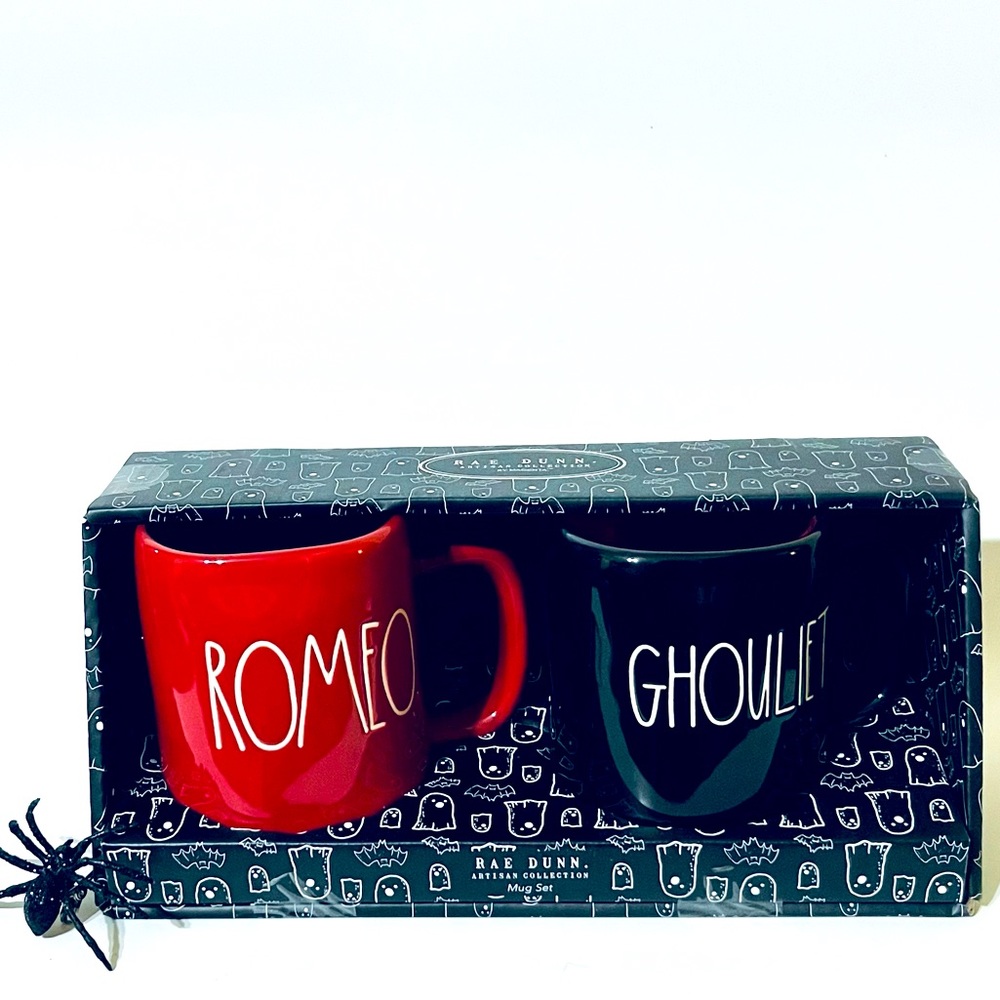 Rae Dunn Halloween Mug Set “Romeo & Gouliet”